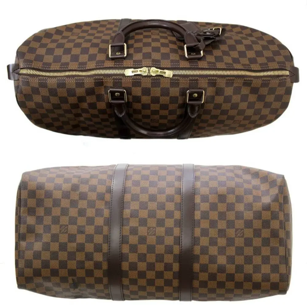 LOUIS VUITTON Brown Damier Keepall 50 Boston Bag